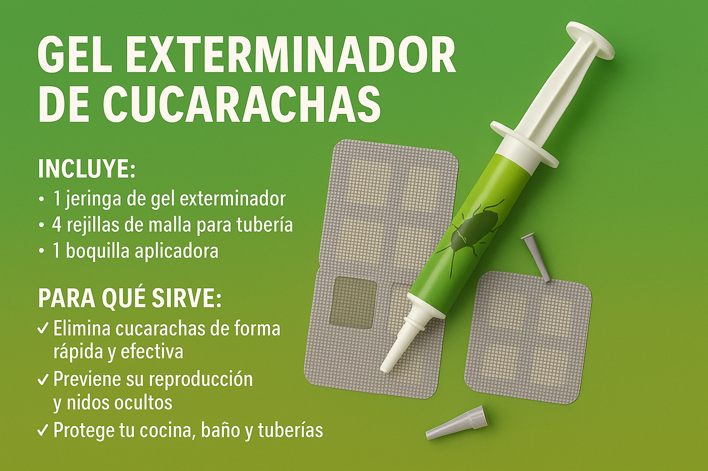 Gel Exterminador de Cucarachas