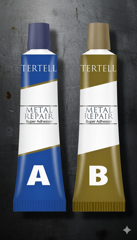 🔧 Pegamento Reparador de Metal TERTELL 5 en 1 – Super Adhesión y Secado Rápido