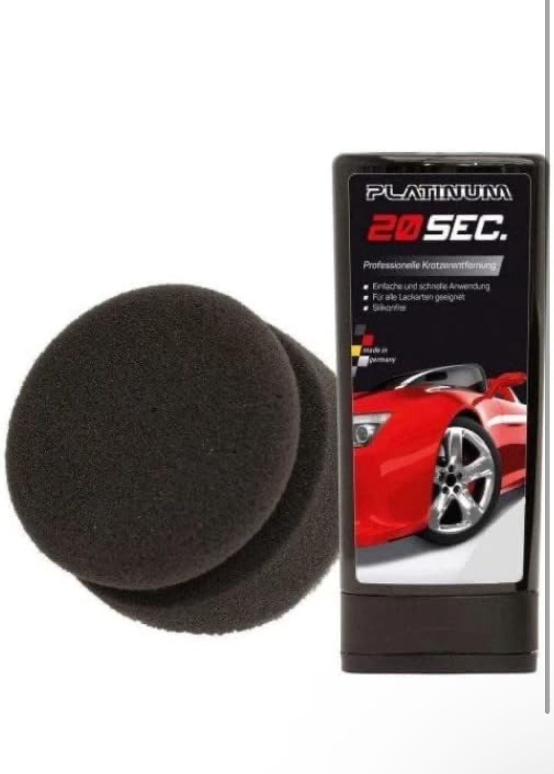 🛠️ Pasta Reparadora de Arañazos – Platinum 20 Sec