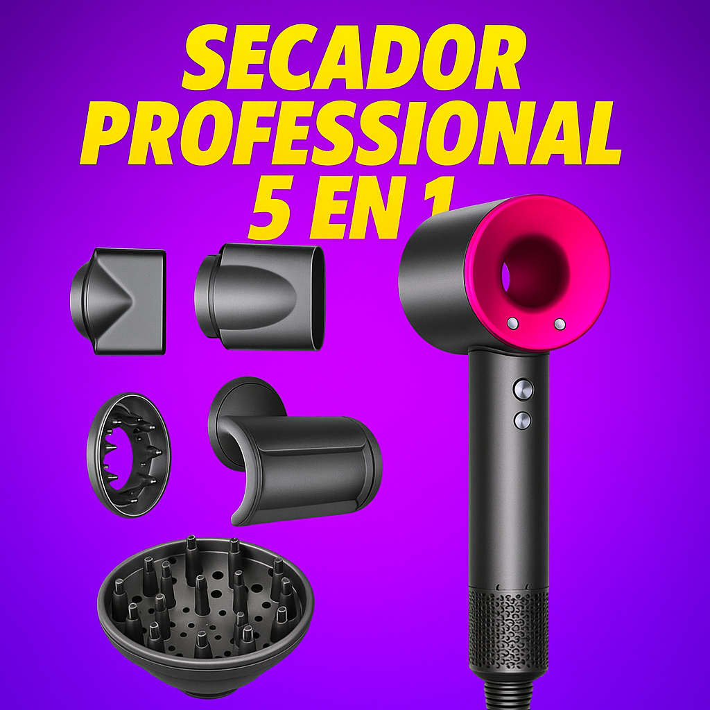 Secador de pelo 5 en 1