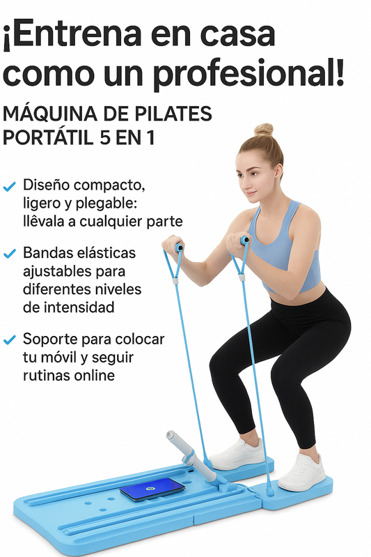 Pilates Multifuncional Premium – Abdomen, Piernas y Glúteos en Casa”