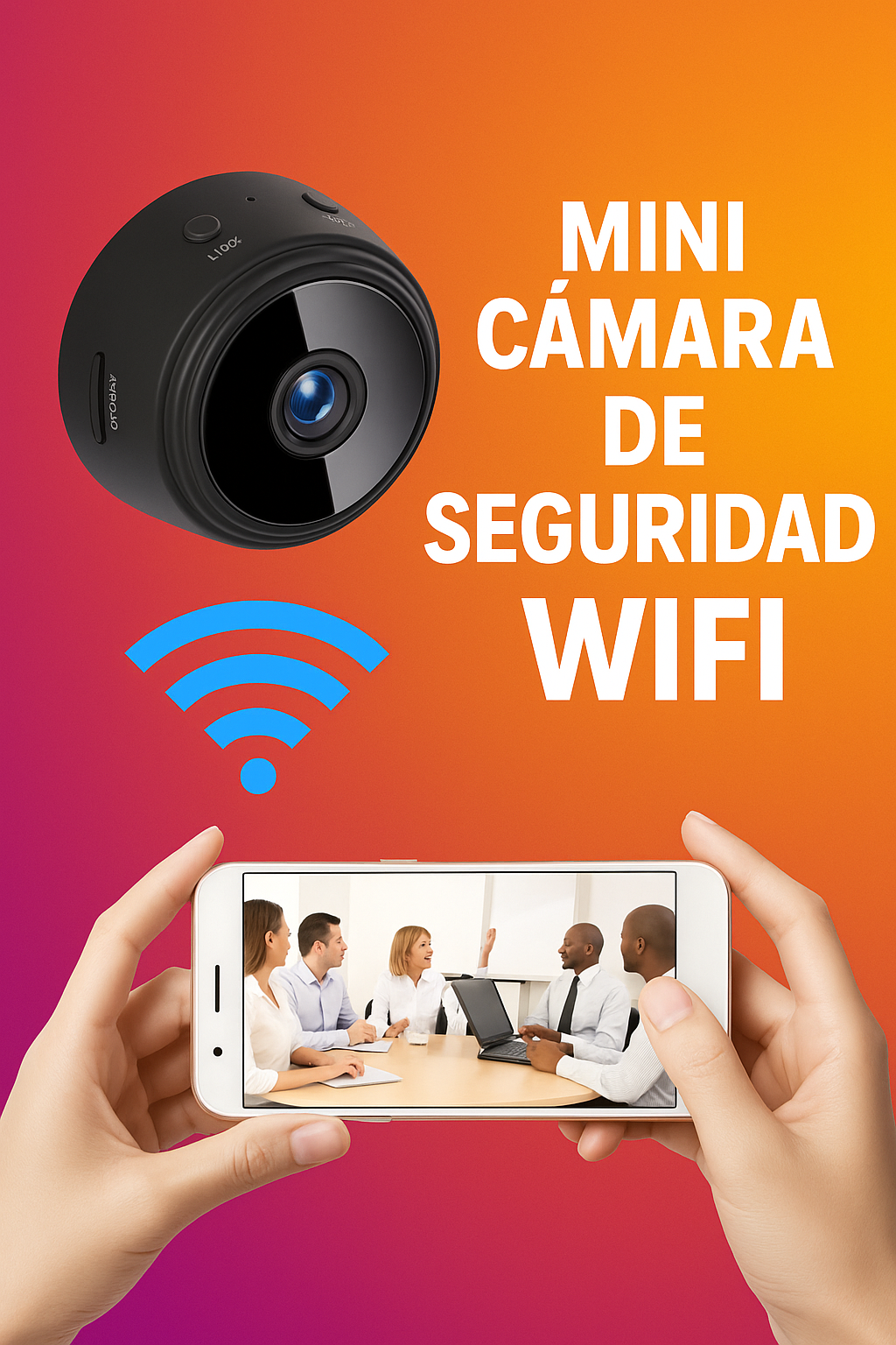 📷 Mini Cámara de Seguridad WiFi