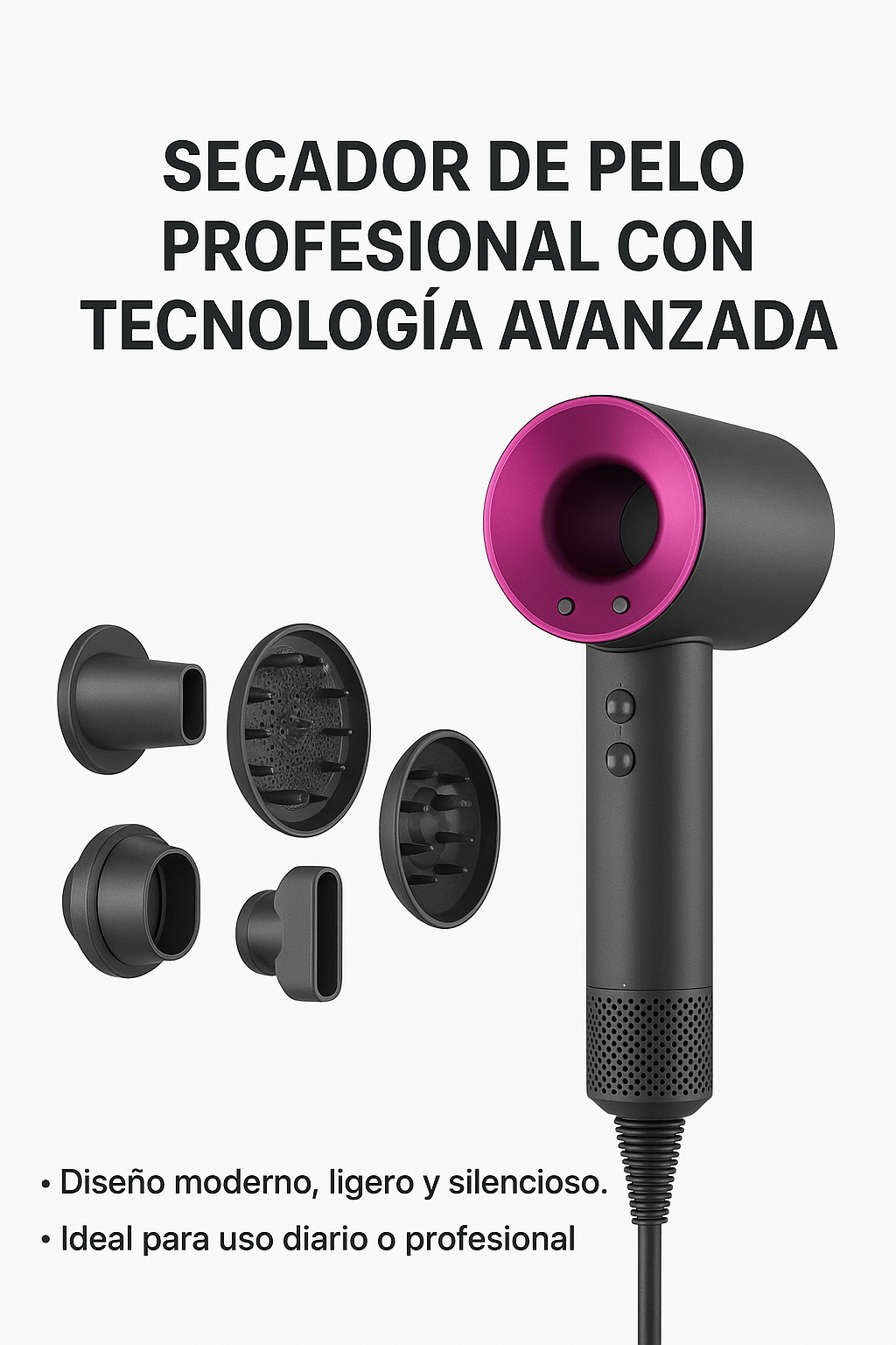 Secador de pelo 5 en 1
